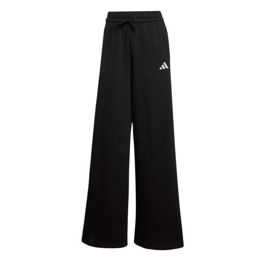 Adidas Womens/Ladies Essential French Terry 3 Stripes Sweatpants / Black/White - Picture 1 of 3